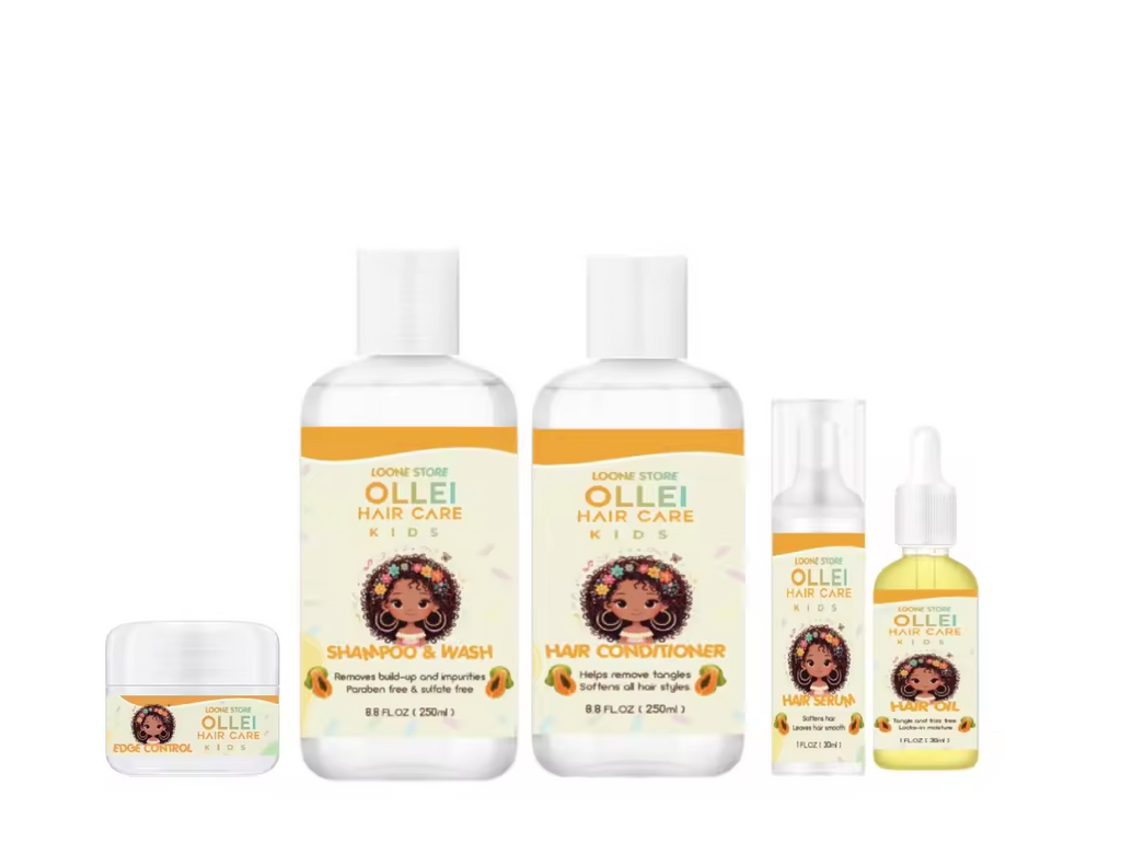 OLLEI HAIR Cre Kids - Gamme Complete (5 en 1)