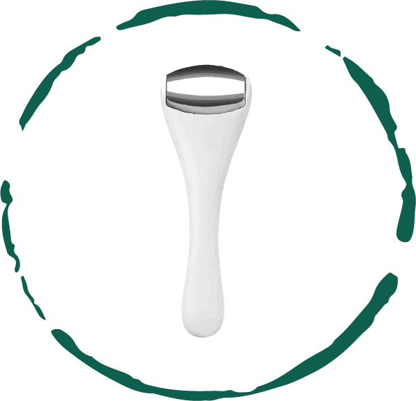 Rouleau de Massage Glace pour Visage et Yeux-Soins Reveil & Fraicheur /Ice Roller Massage For Face & Eyes-Cooling Skin Care Tools