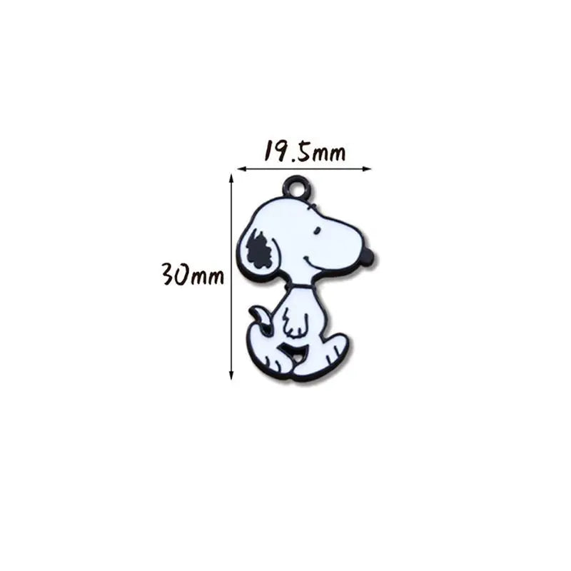 Snoopy Cartoon Creative Kawaii Necklace for Men and Women, Couple Best Friend, Parent-child Style Sweater Chain, Children's Gift