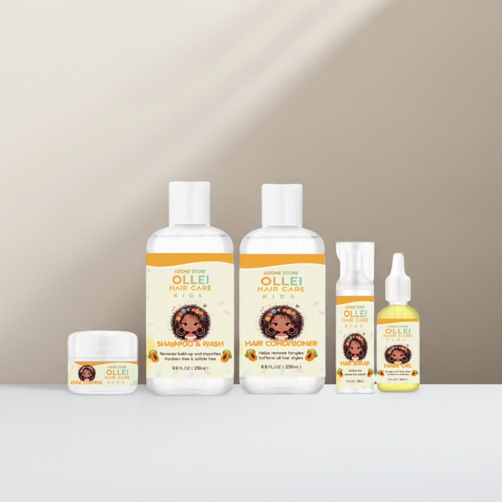 OLLEI HAIR Cre Kids - Gamme Complete (5 en 1)